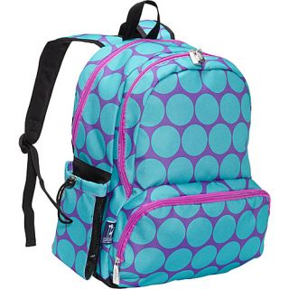 Megapak Backpack Big Dots Aqua   Wildkin School & Day Hiking Backpacks