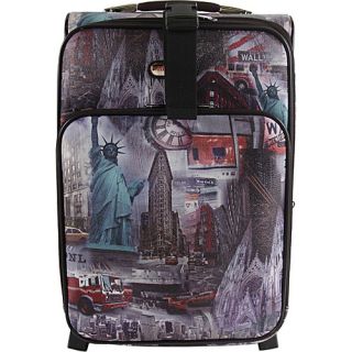 Print Collection Rolling Expandable 20 Carry on New York   Nicole Le