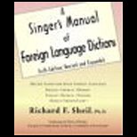 Singers Man. of Foreign Language Dictions