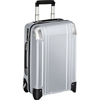 Geo Polycarbonate Carry On 2 Wheel Travel Case Silver   Zero Ha