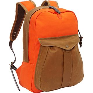 Twill Backpack Russet Orange/Tan   Filson Laptop Backpacks