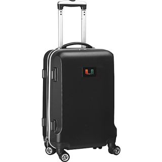 NCAA University of Miami 20 Domestic Carry on Spinner Bla