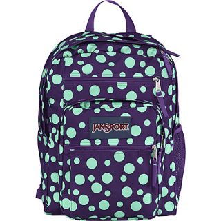 Big Student Backpack Purple Night / Mint to be Green Sylvia Dot   JanSp