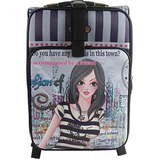Print Collection Rolling Expandable 20 Carry on DOLLY   Nicole Lee S