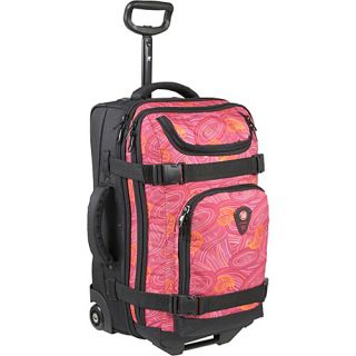 J World Vine 20 Carry On Wheeled Duffle   Paisley