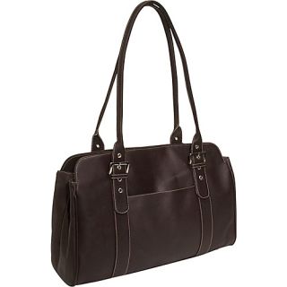 Leather Working Tote Bag   Chocolate