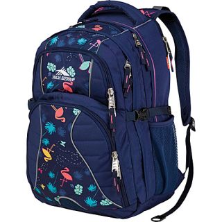 Swerve Laptop Backpack  Womens True Navy/Flamingo Time   High Sierr