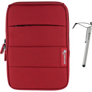 Xtreme Super Foam Sleeve w/ Stylus for 7 Tablet Red   rooCASE Laptop Sl