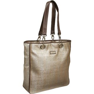 Mega Tote   Metallic Silver