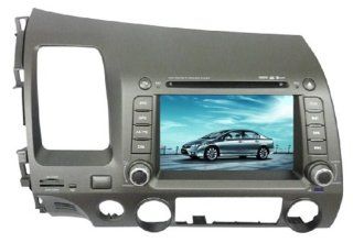 Sino 2006 2007 2008 2009 2010 2011 Honda Civic 7" Big Screen Dvd Gps Navigation, Bluetooth, Canbus Steering Control, Usb, Sd Card, Custom Wallpapers, Comes with Rear View Camera in Box, 3g Wifi Bundle Modem Go Online Free Map Usa Canada Mexico ( Europ