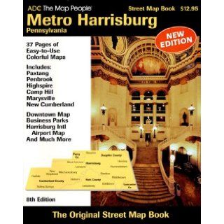 ADC Metro Harrisburg, Pa (Street Map Books) 9780875308371 Books