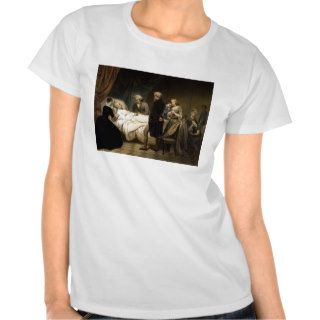 George Washington On His Deathbed T Shirt