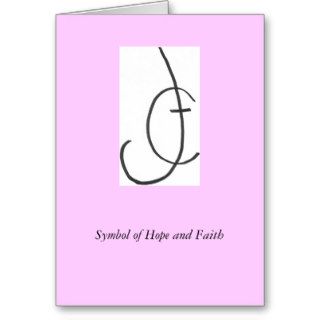 HopeandFaith, Symbol of Hope and Faith Greeting Cards