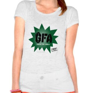 GFA Starburst   Green T shirt