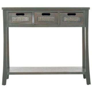 Safavieh Autumn Blue/Grey 3 Drawer Console Table AMH6510D