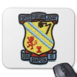 USS SAMPSON (DDG 10) MOUSE MAT