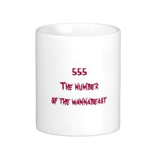 555 The number of the wannabeast Mug