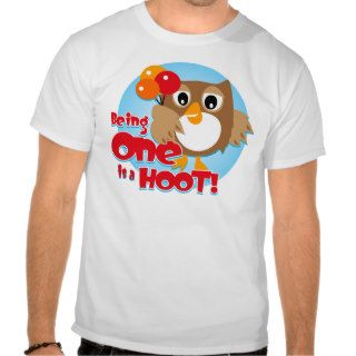 Owl 1st Birthday Shirts