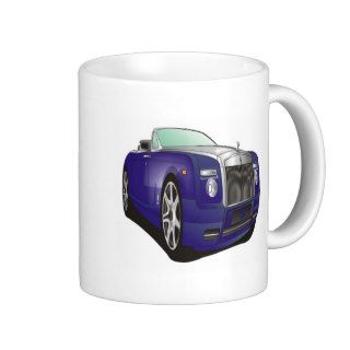 Luxury Car Royal Blue Coffee Mug