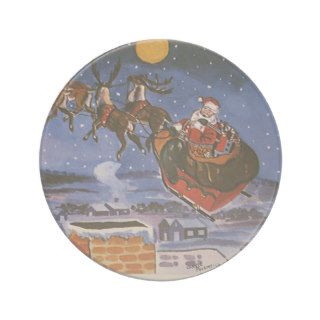 Vintage Christmas, Santa Claus Coasters