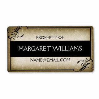 Personal Property Labels