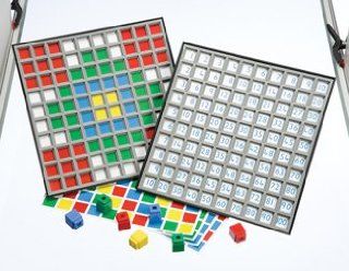 Unifix Hundred Number Grid Tray Toys & Games