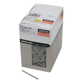 Simpson Strong Tie 8d 2 1/2 in. 12 Gauge 304 Stainless Steel Finishing Nail (5 lbs.) S8FN5