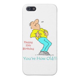 Fun Seventy Five Year Old Gifts iPhone 5 Cover