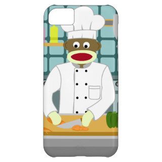 Sock Monkey Chef iPhone 5C Cover
