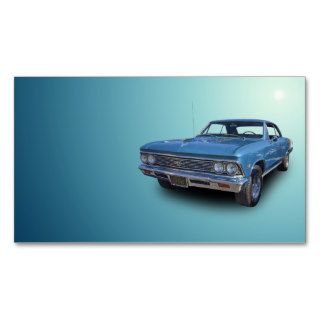 1966 CHEVROLET CHEVELLE SS BUSINESS CARD TEMPLATE