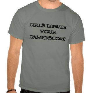 girls lower your gamerscore t shirt