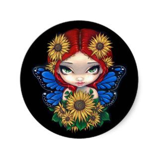 Sunflower Fairy Sticker