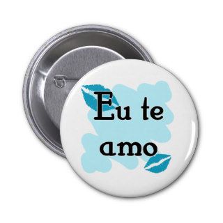 Eu te amo   Brazilian   I Love You Pin