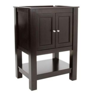 Foremost Gazette 24 in. W x 18 in. D x 34 in. H Vanity Cabinet Only in Espresso GAEA2418