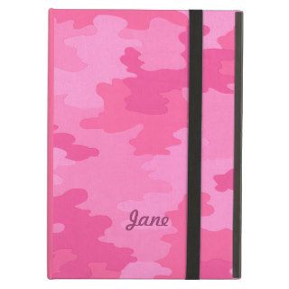 Personalized Hot Pink Camouflage iPad Case