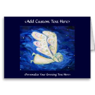 Guardian Angel Art Custom Greeting or Note Cards