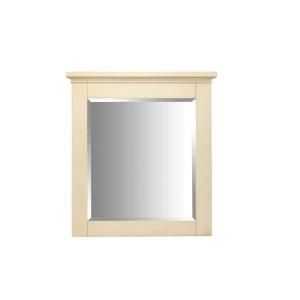 Pegasus Manchester 34 in. x 28 in. Birch Framed Wall Mirror in Parchment PEG MANM 30PM