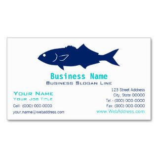Bluefish Silhouette Business Card