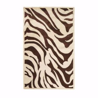Home Decorators Collection Zebra Brown 2 ft. x 3 ft. Area Rug 3467505820