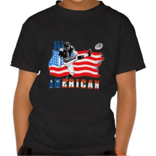 All American Football Field Goal Kicker Tshirt