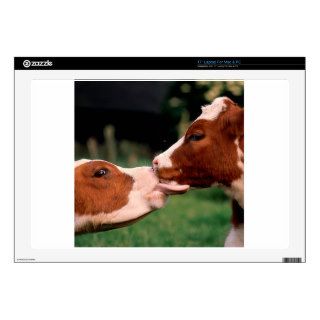 Cow Wet Kiss Laptop Skins
