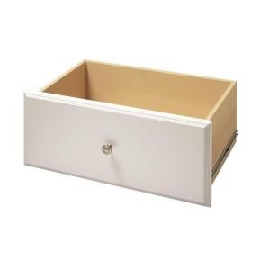 Martha Stewart Living 12 in. x 24 in. Classic White Deluxe Drawer Kit W10