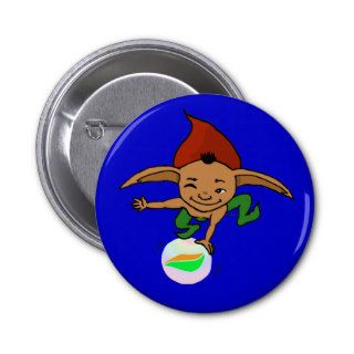 Playful goblin button