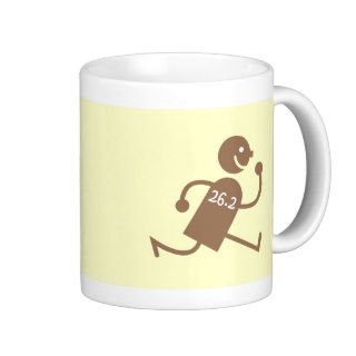 Cute and funny marathon coffee mugs