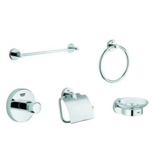 GROHE Essentials Accessory Kit in Starlight Chrome 40 344 000