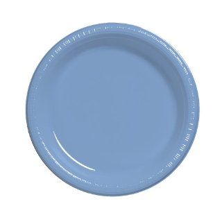 Creative Converting Touch of Color 20 Count Plastic Lunch Plates, Periwinkle Kitchen & Dining