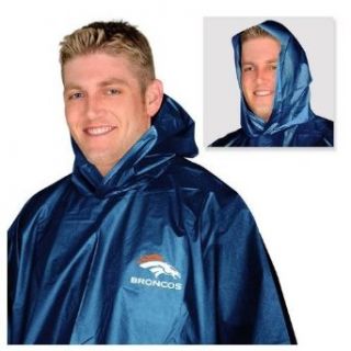 NFL Denver Broncos Rain Poncho  Clothing