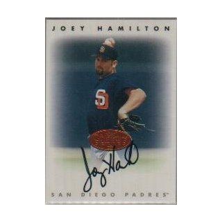 1996 Leaf Signature Autographs #90 Joey Hamilton Sports Collectibles