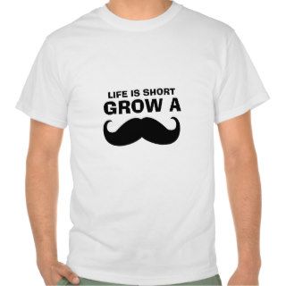 Funny Mustache Quote T Shirt