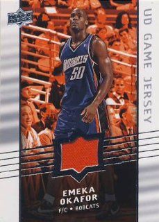 2008 09 Upper Deck Game Jerseys #GAEO Emeka Okafor Jsy at 's Sports Collectibles Store